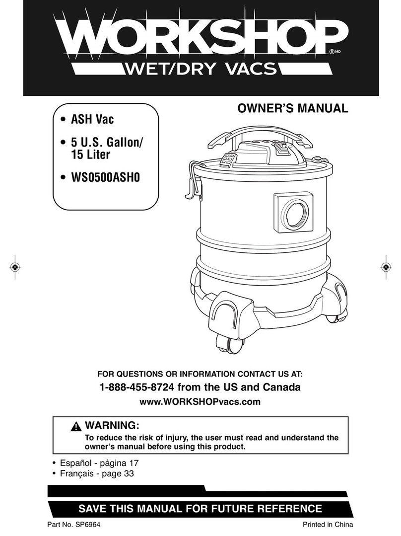Workshop WS0500ASH0 User manual