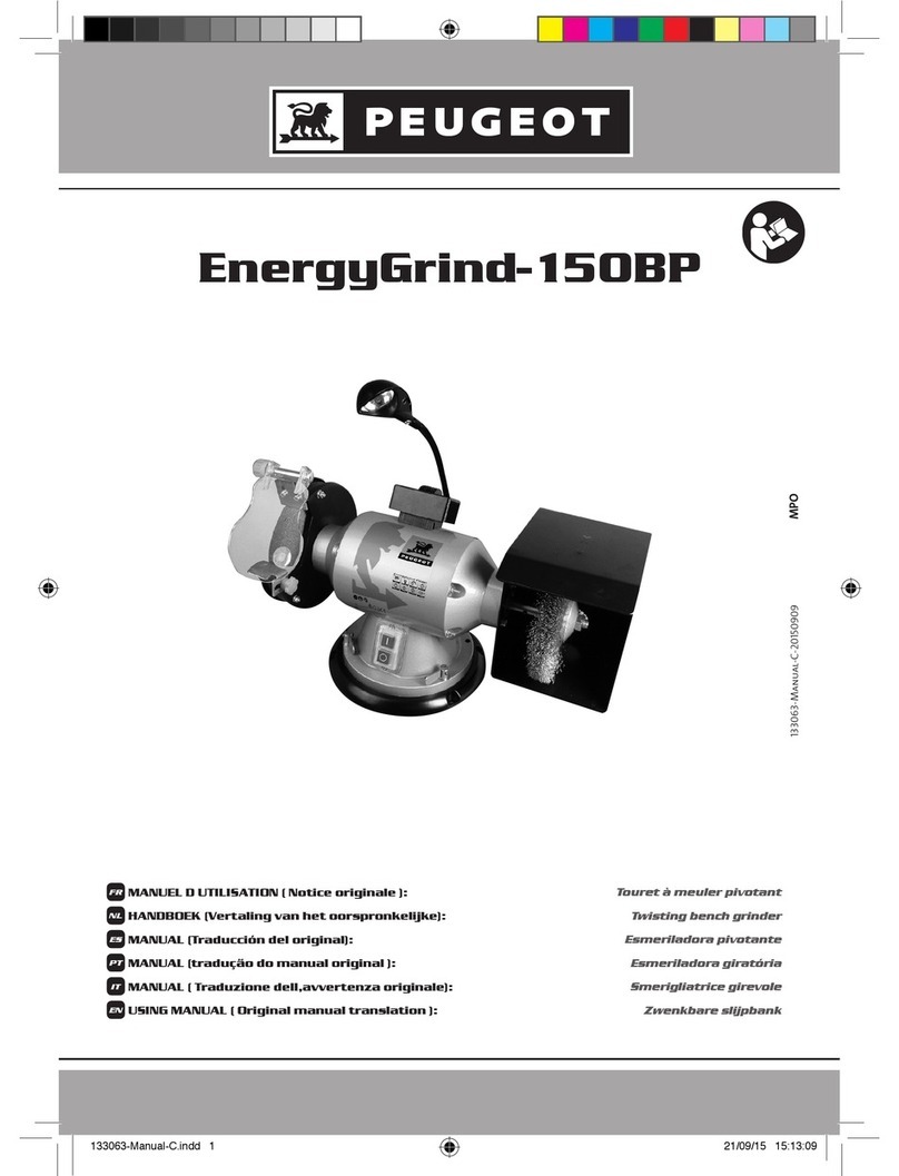 PEUGEOT EnergyGrind-150BP using manual