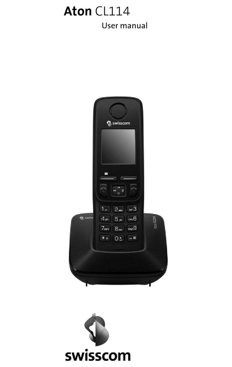 Swisscom Aton CL114 user manual Swisscom Aton CL114 user manual
