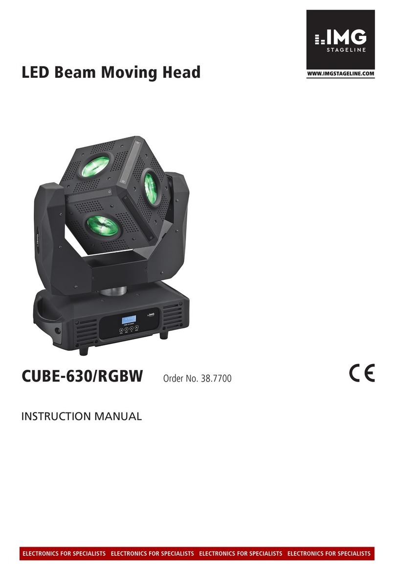 IMG STAGE LINE CUBE-630/RGBW User manual