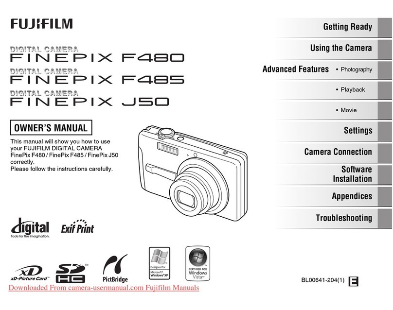 FujiFilm Finepix F480 owner's manual
