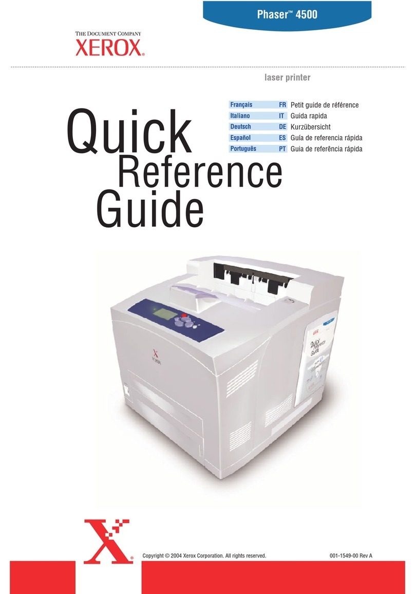 Xerox Phaser 4500 User manual