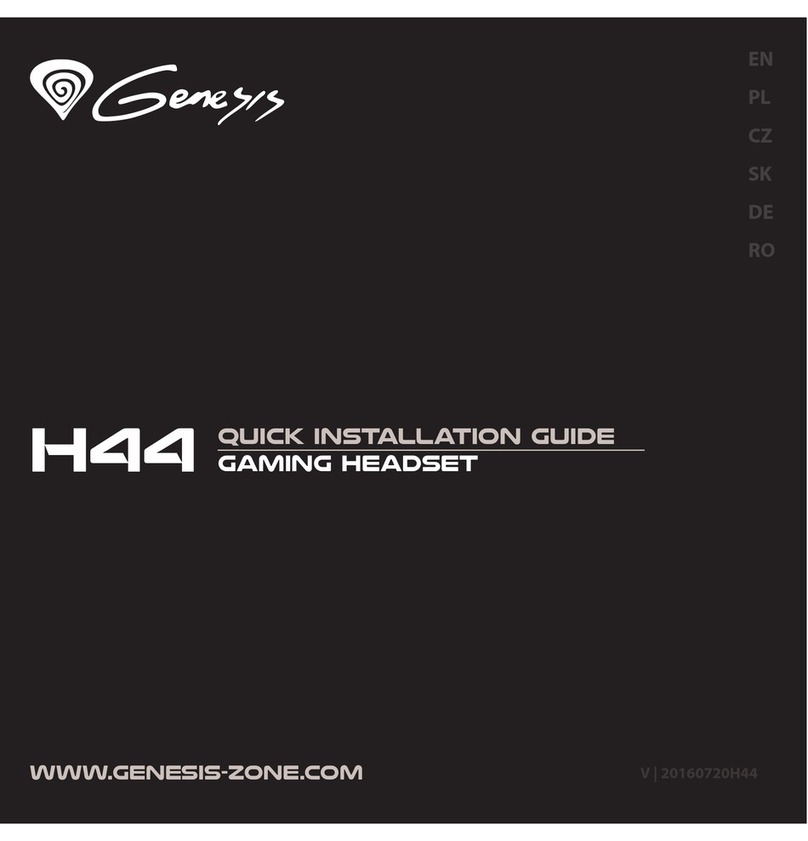 Genesis H44H44 User manual