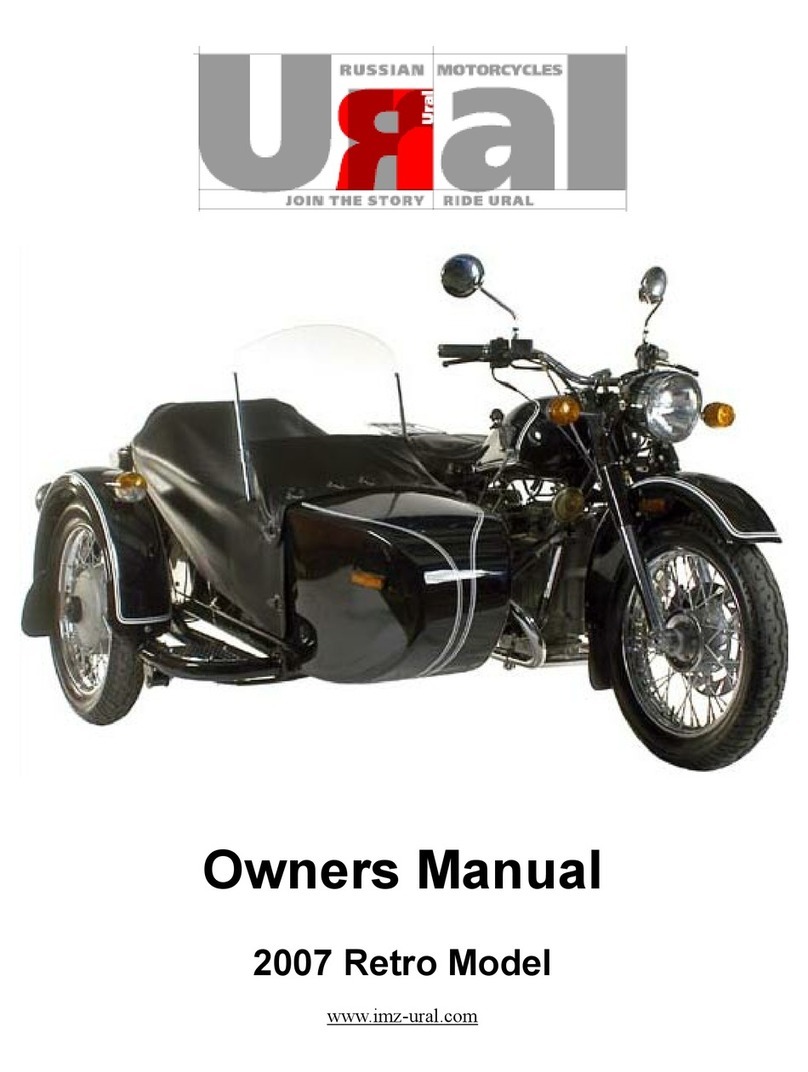 URAL Motorcycles 2007 RETRO User manual
