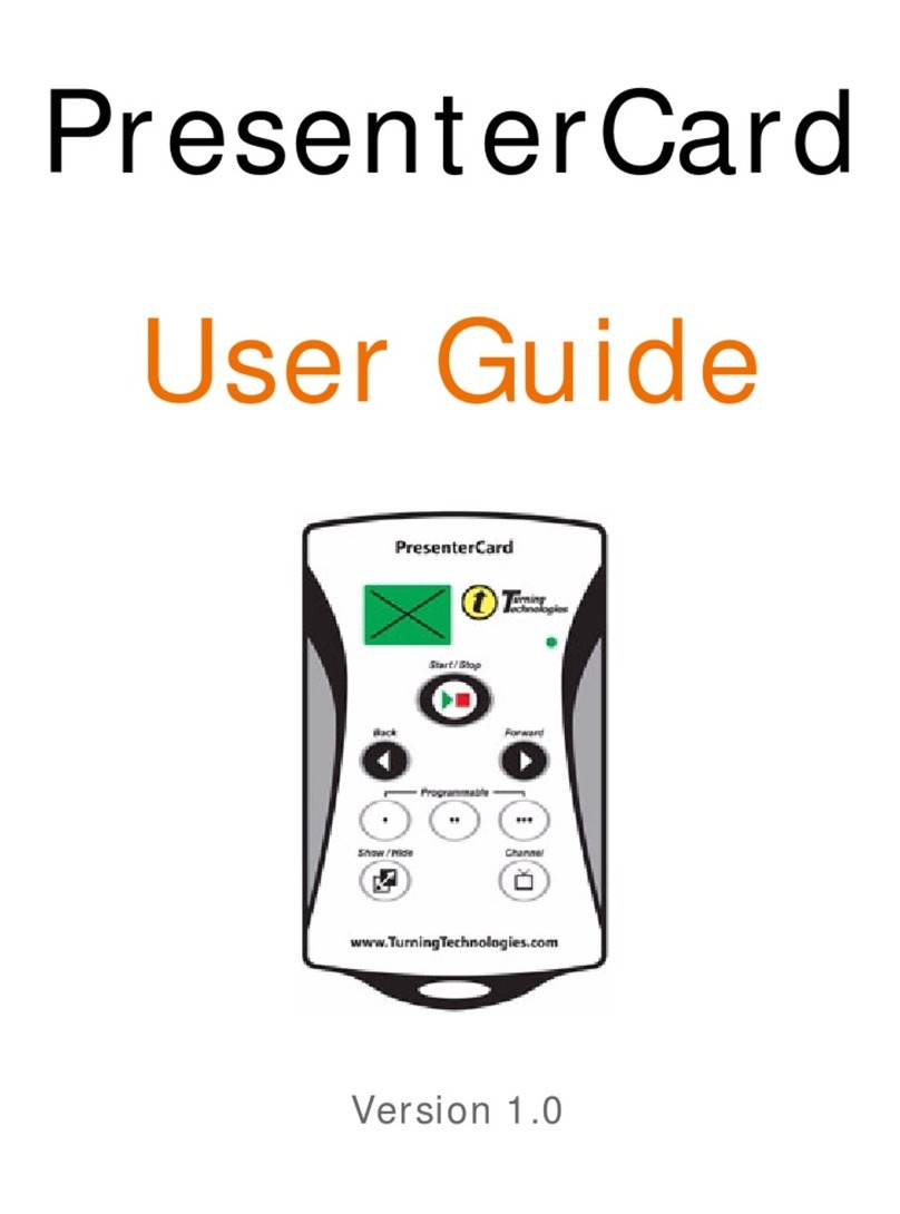 Turning Technologies presentercard user guide