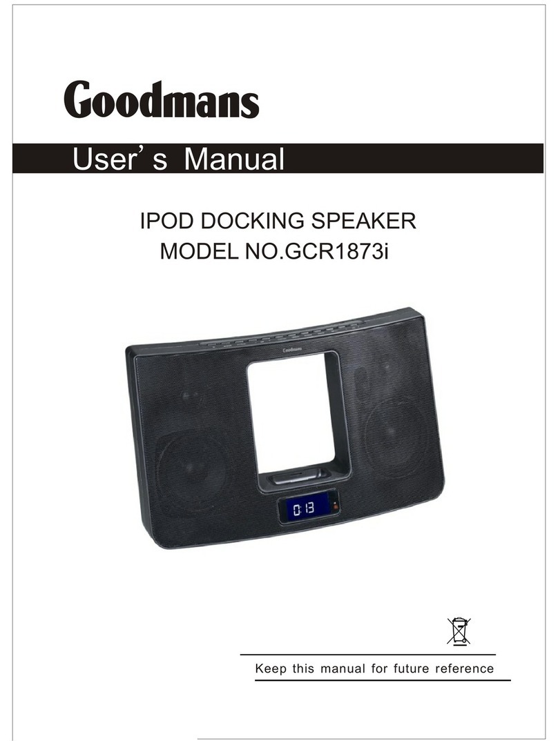 Goodmans GCR1873i user manual