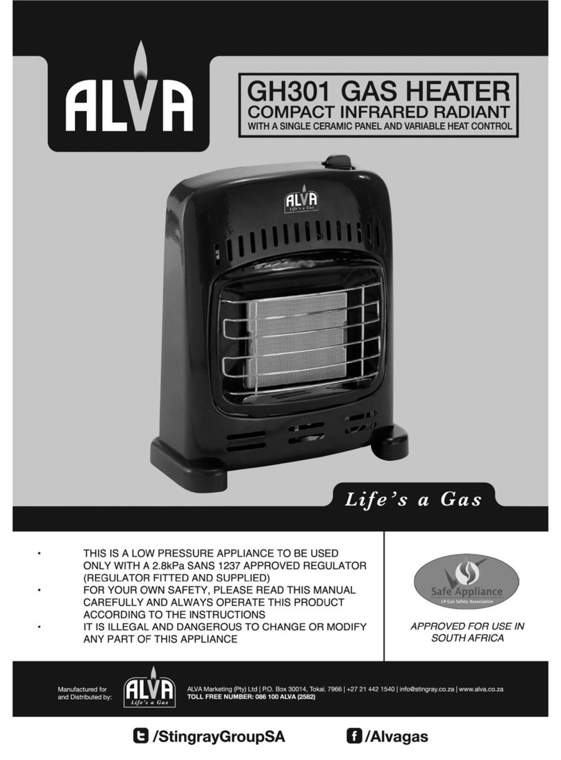 Alva GH301 instruction manual Alva GH301 instruction manual