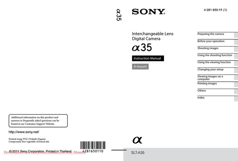 Sony SLT-A35 instruction manual