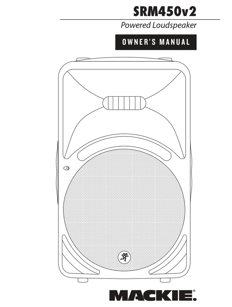 Mackie SRM450v2 owner's manual