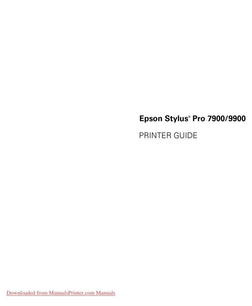Epson Stylus Pro 7900 User manual