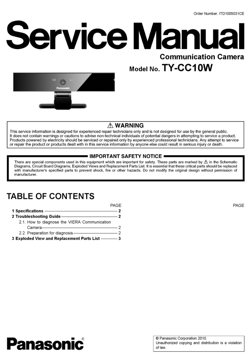 Panasonic TY-CC10W User manual