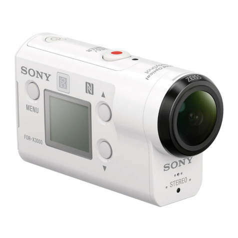 Sony FDR-X3000 Instruction sheet