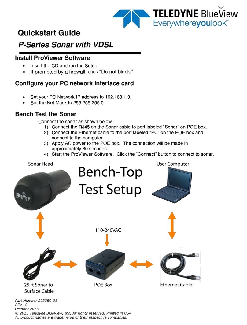 Teledyne P series User manual