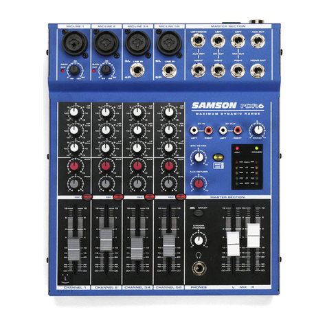 Samson MDR MDR 6 User manual