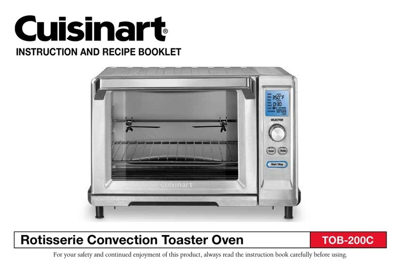 Cuisinart TOB-200C Installation and operation manual