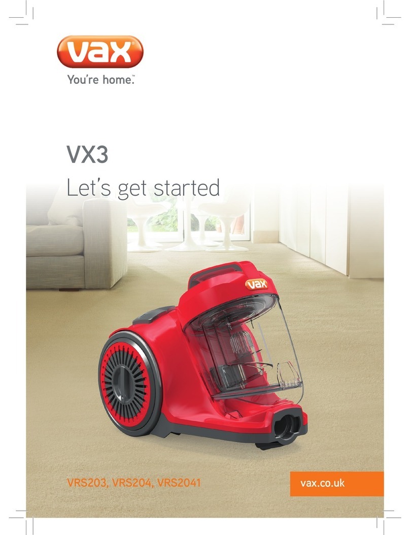 Vax VRS203 User manual Vax VRS203 User manual