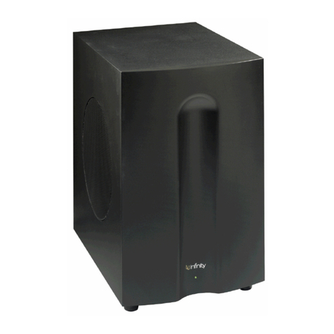 Infinity SUB450 User manual
