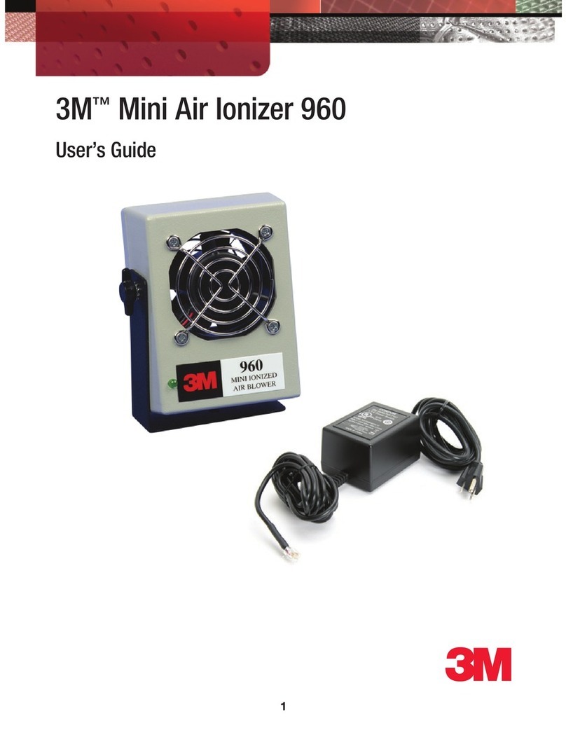 3M mini air ionizer 960 user guide