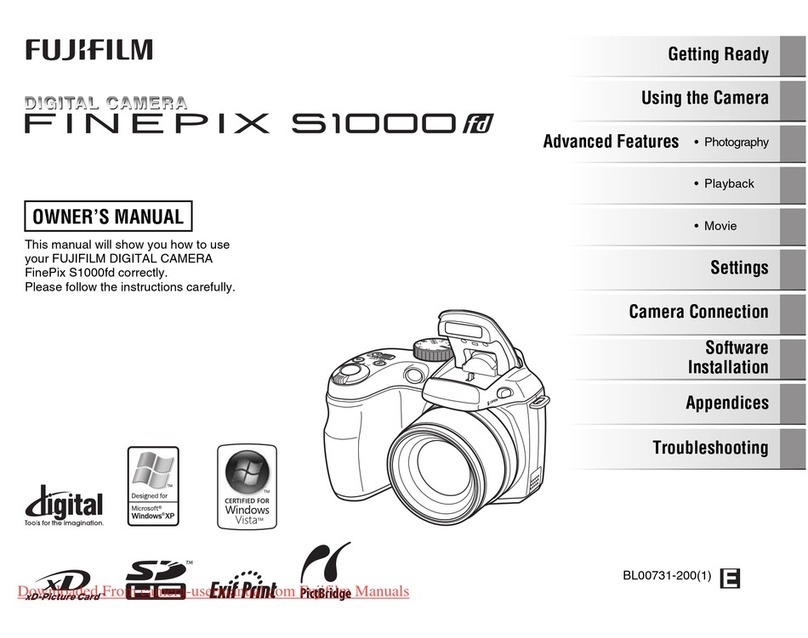 FujiFilm FinePix S1000fd owner's manual
