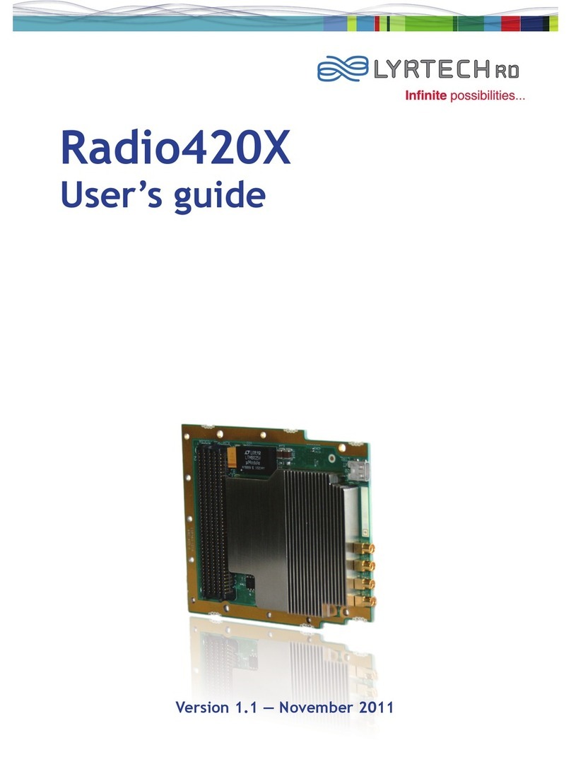 Lyrtech Radio420X user guide