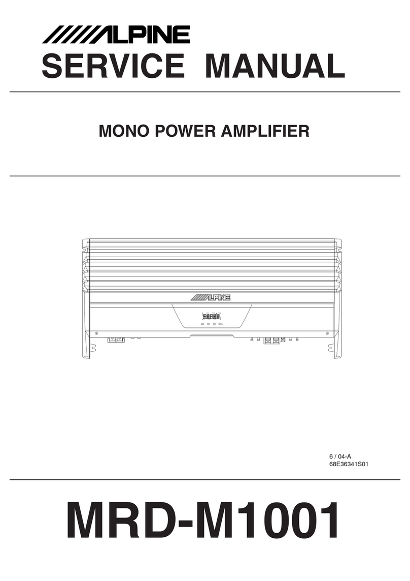 Alpine MRD-M1001 User manual