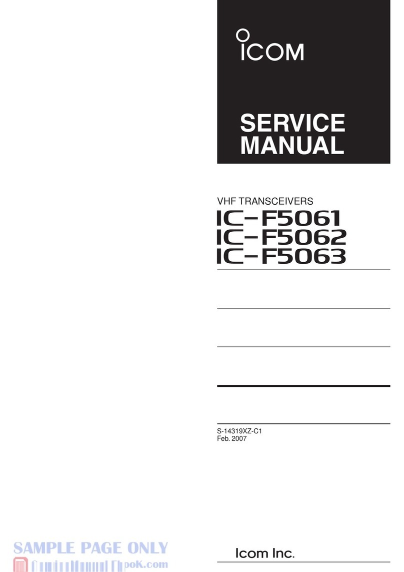 Icom IC-F5061 User manual