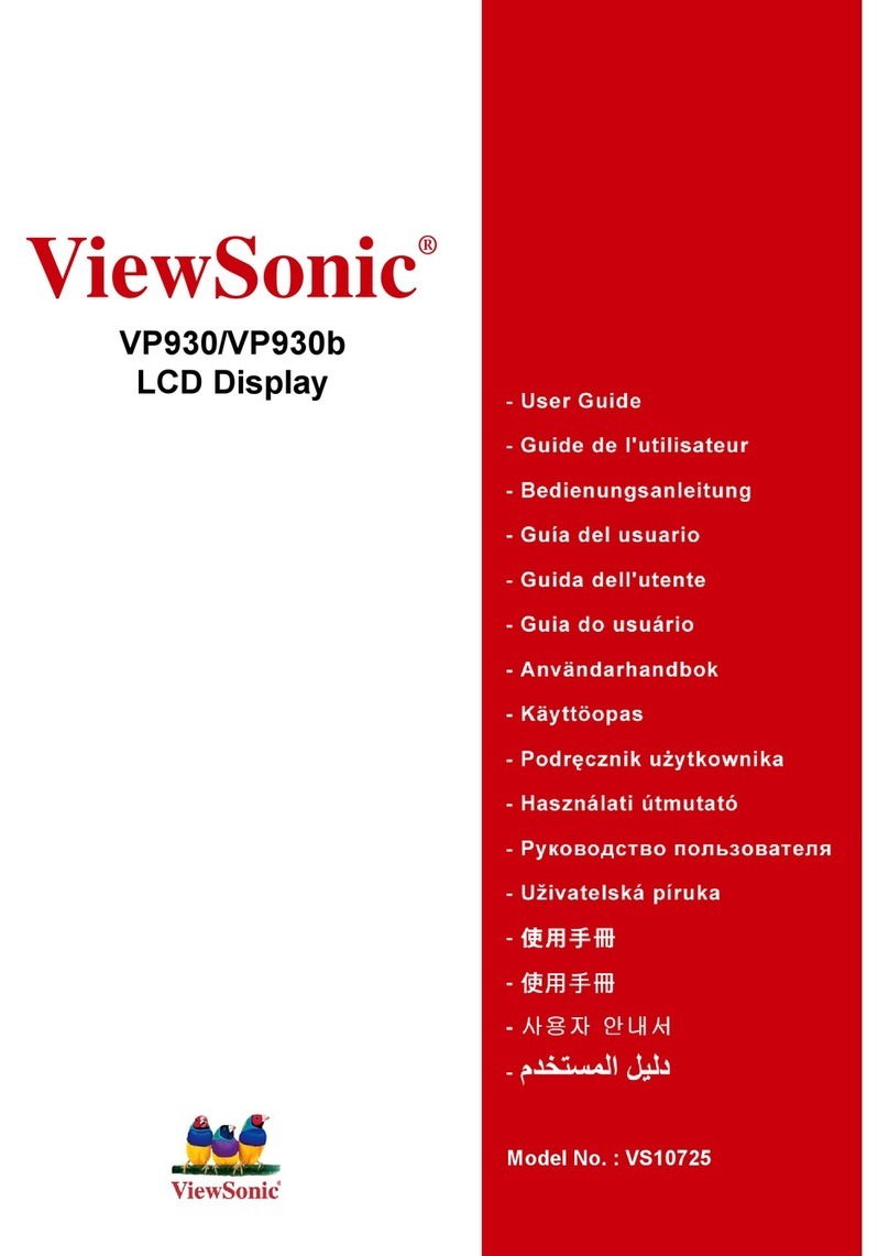 ViewSonic VP930 user guide
