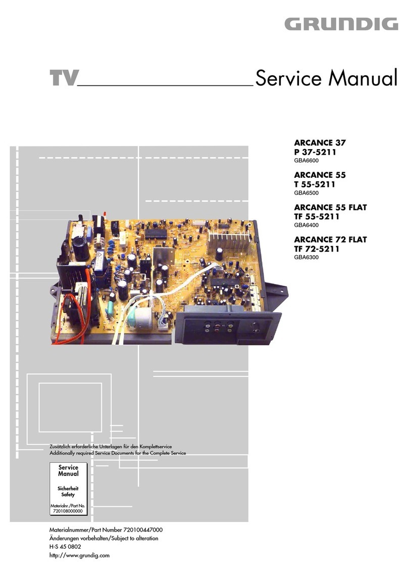 Grundig ARCANCE 37 P 37-5211 User manual