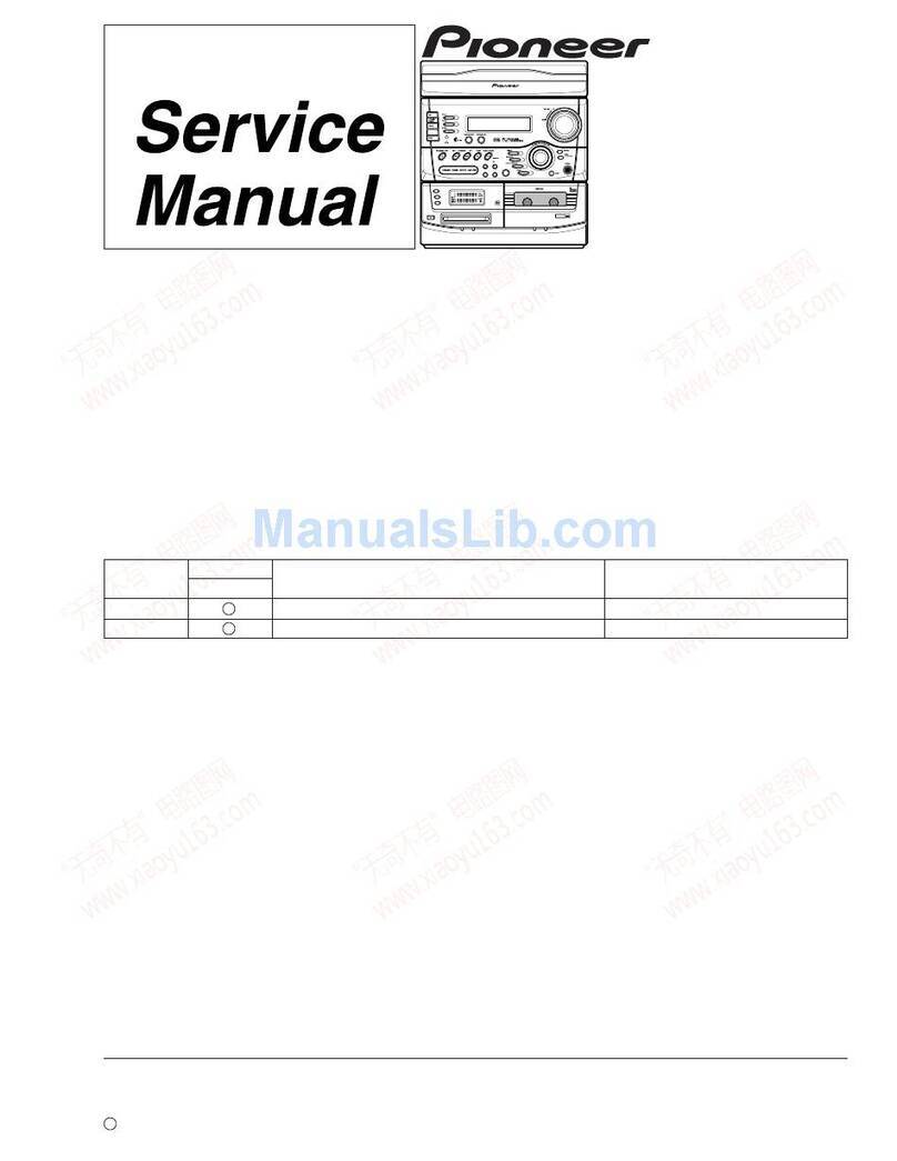 Pioneer XR-A550MD User manual