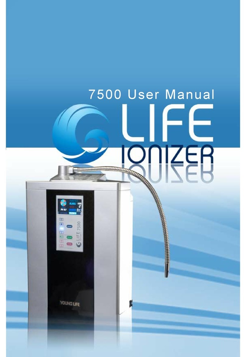 Life Ionizer 7500 user manual
