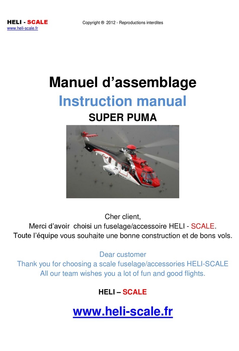 Heli-scale SUPER PUMA instruction manual