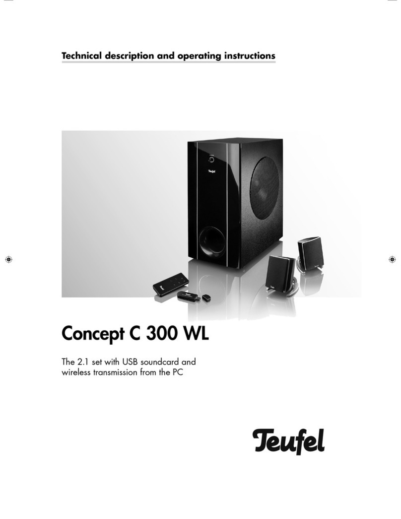 Teufel Concept C 300 WL Manual Teufel Concept C 300 WL Manual