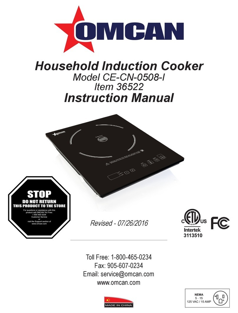 Omcan CE-CN-0508-I instruction manual