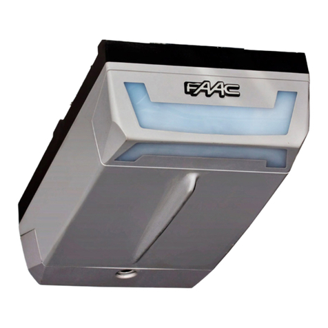 FAAC D1000 user guide