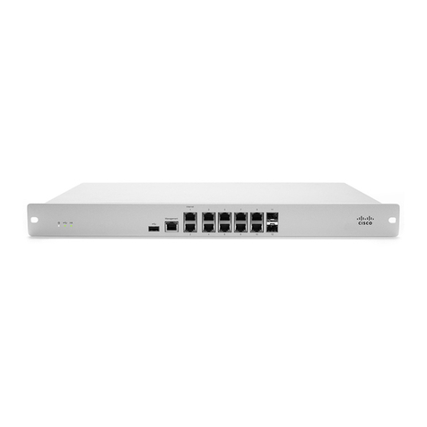 Cisco Meraki MX64 User manual