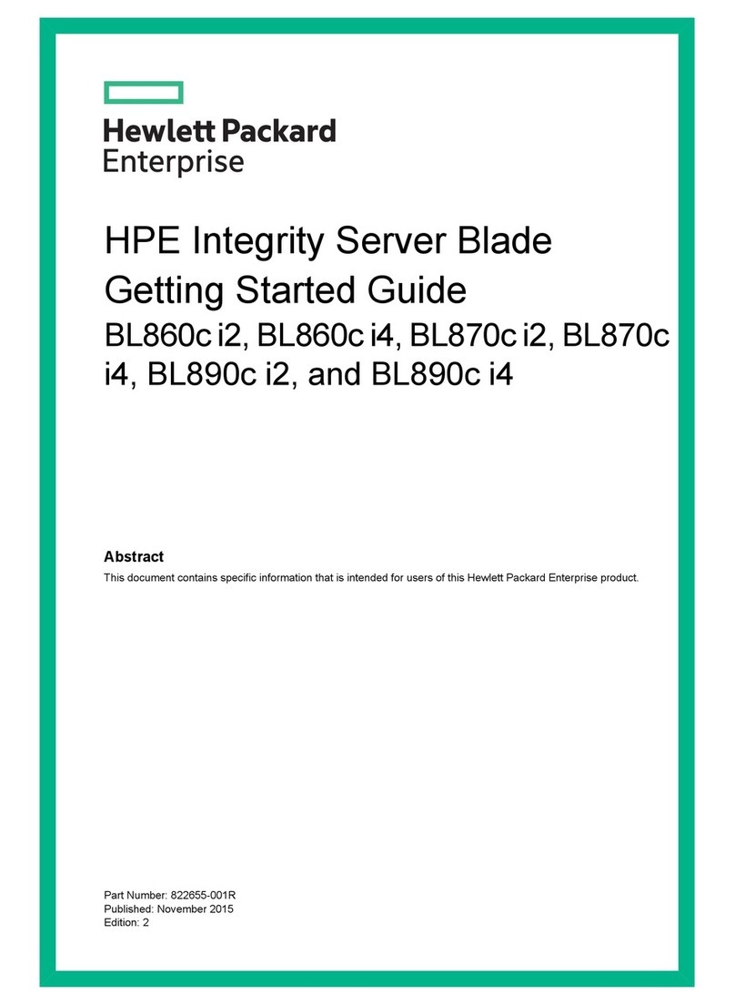 HPE BL860c i2 User manual