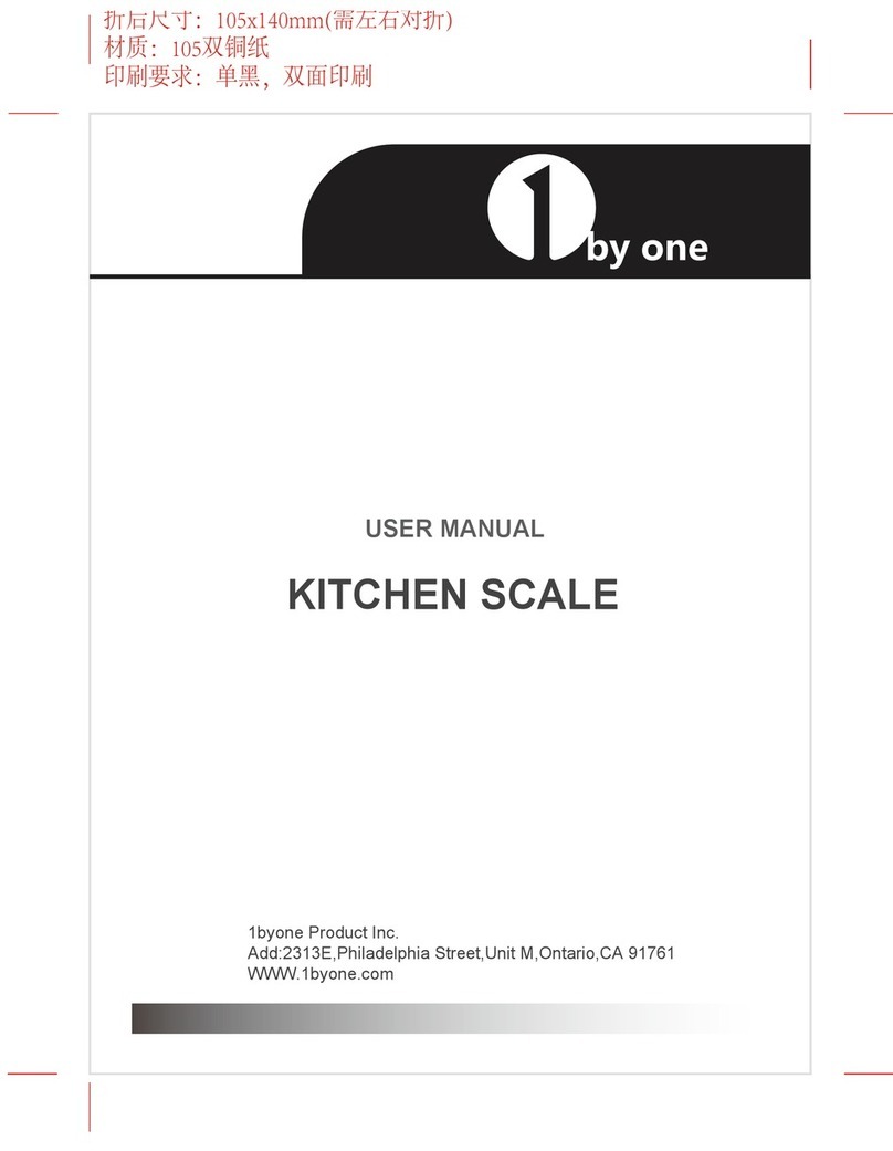 1 BY ONE 700US-0003 User manual
