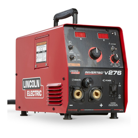 Lincoln Electric Invertec V275-S Operator's manual