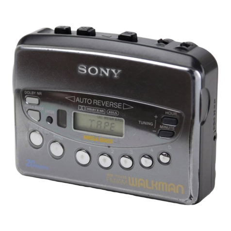 Sony WALKMAN WM-FX453 User manual