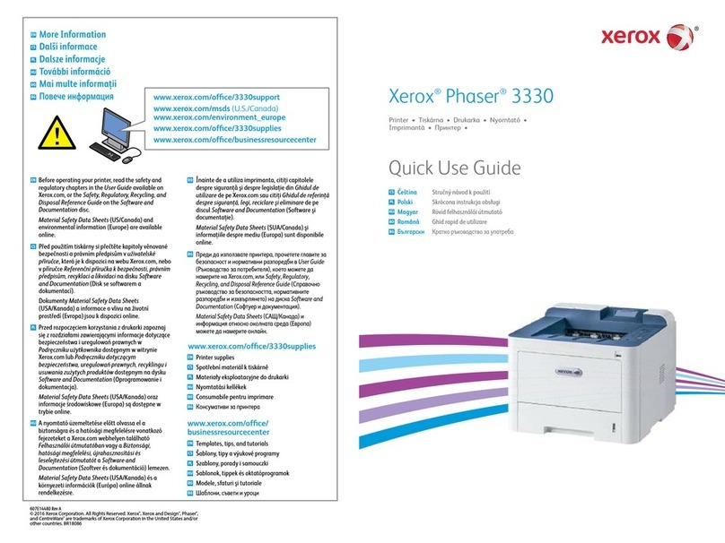 Xerox Phaser 3330 Operating manual