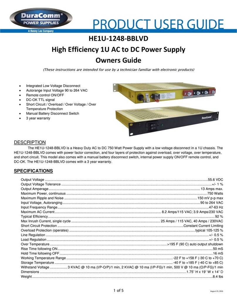DuraComm HE1U-1248-BBLVD owner's guide DuraComm HE1U-1248-BBLVD owner's guide