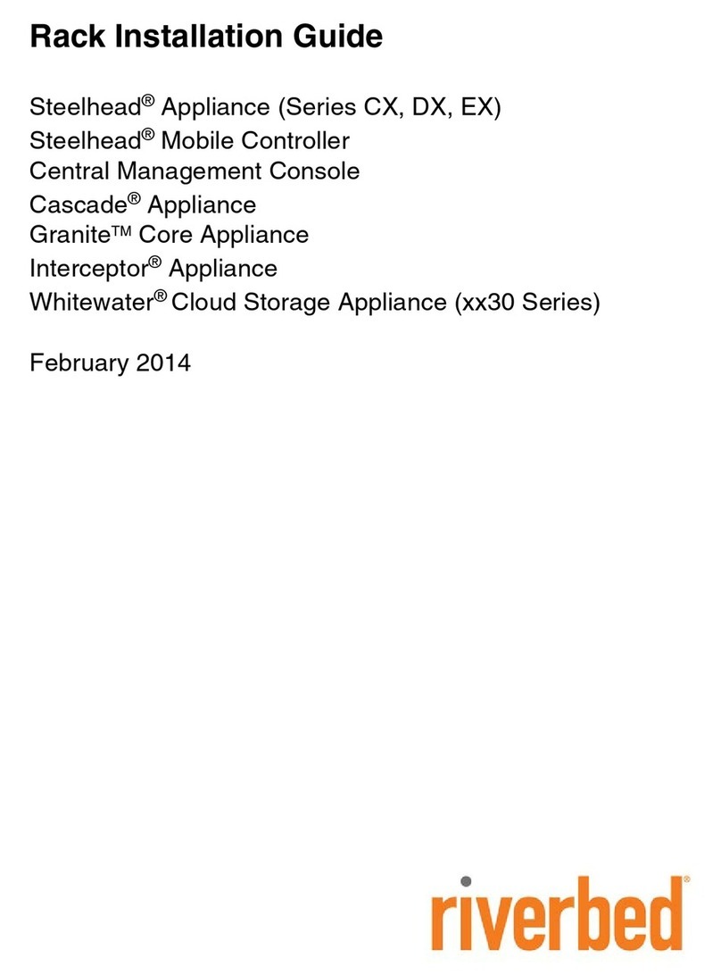 Riverbed Steelhead CX Series installation guide Riverbed Steelhead CX Series installation guide