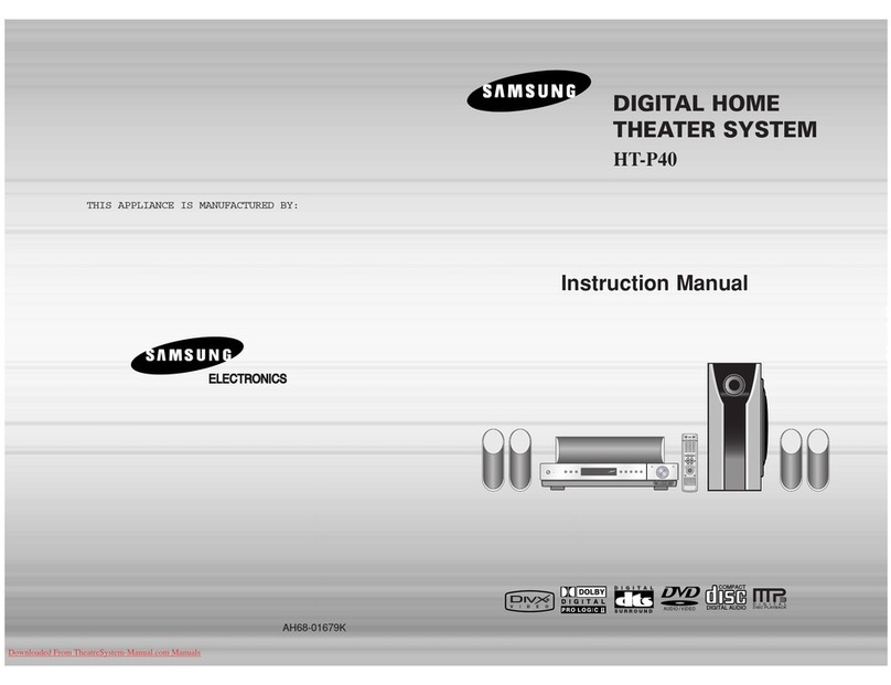 Samsung HT-P40 User manual