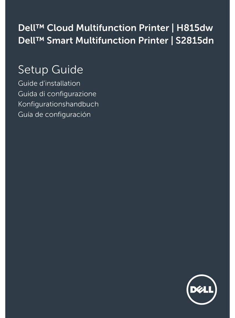 Dell H815dw Setup guide