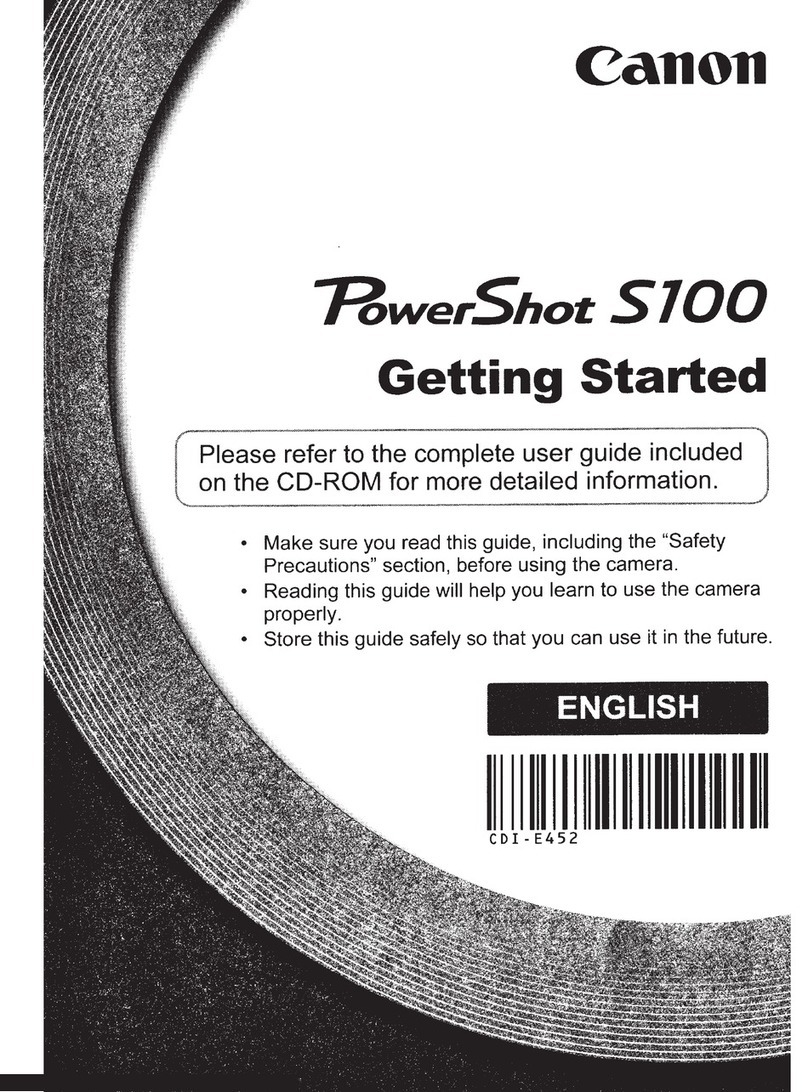 Canon PowerShot S1OO User manual
