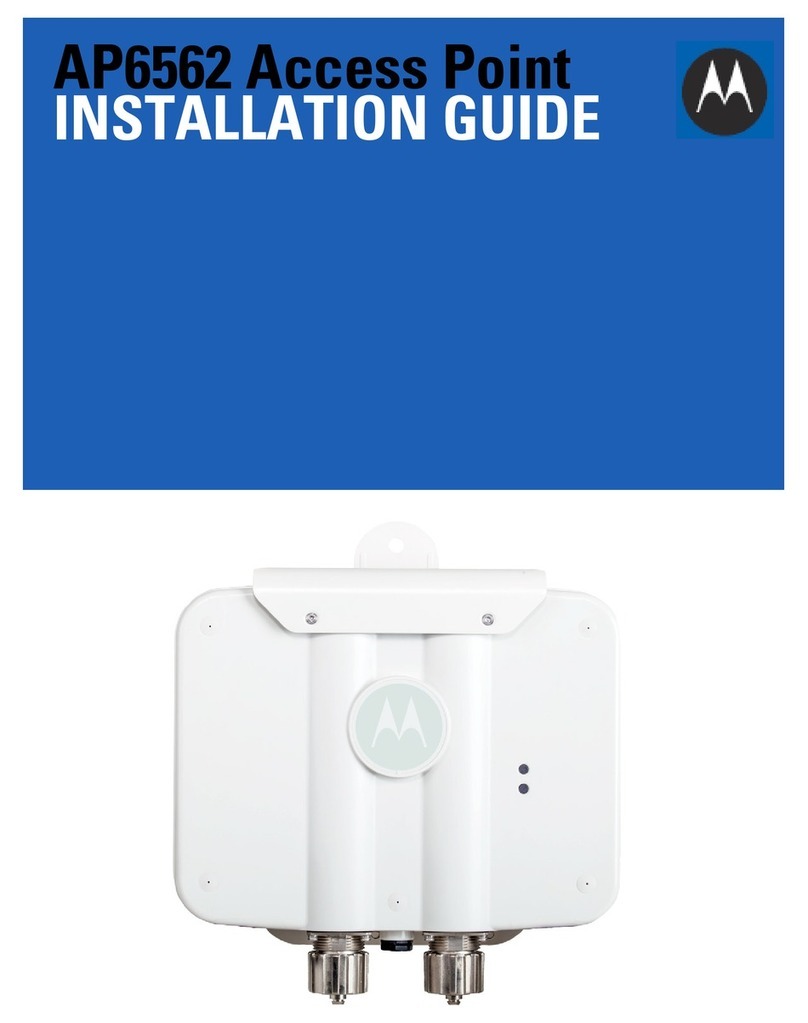 Motorola AP6562 User manual