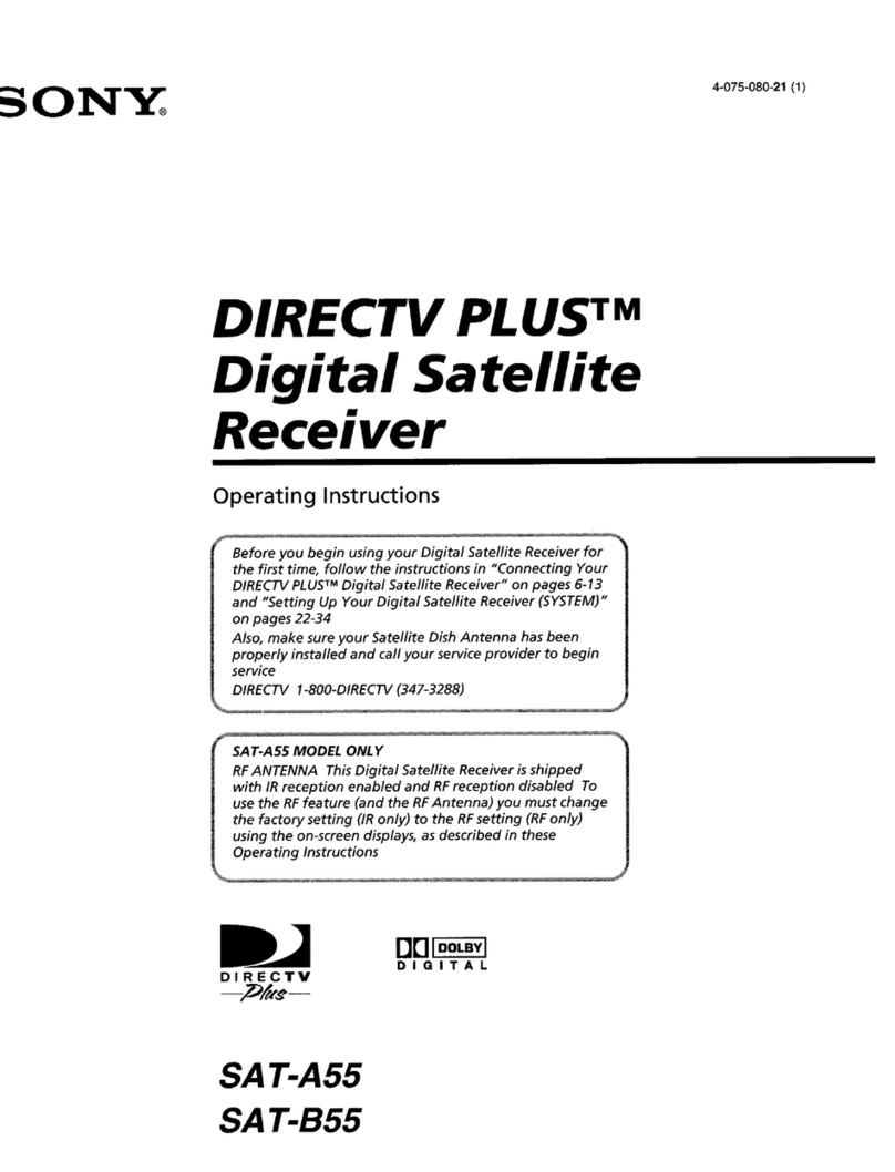 Sony 158SATA55 operating instructions