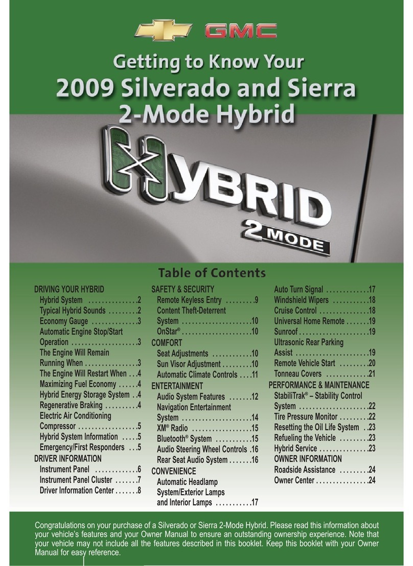 GMC Silverado 2009 Assembly instructions GMC Silverado 2009 Assembly instructions
