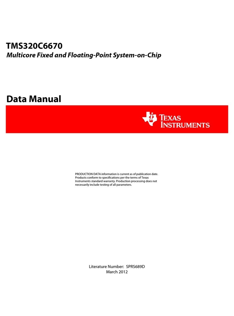 Texas Instruments TMS320C6670 Data manual