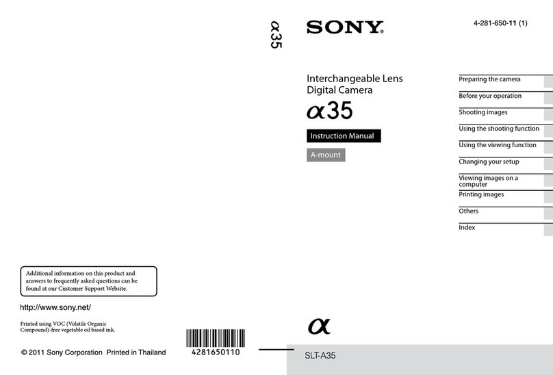 Sony SLT-A35 User manual
